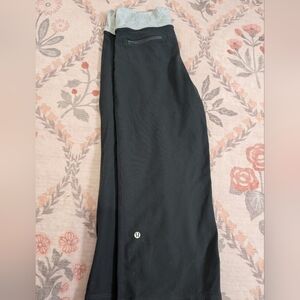 Lululemon Black and Gray Crop Wide leg